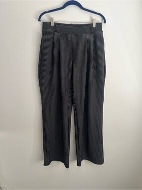 Women’s Black Pinstripe Dress Pants